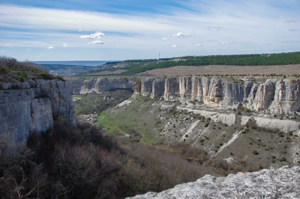  фото сверху на ущелье