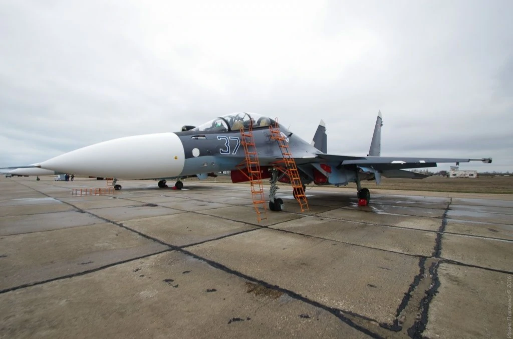 СУ-30СМ НИТКА, Новофедоровка. 95 лет Морской авиации Черноморского флота-8.jpg