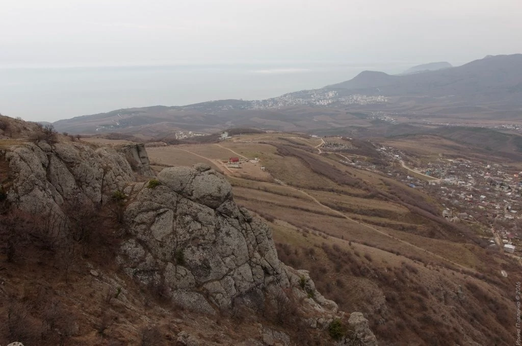 Вид с Демерджи на Аю-Даг Вид с Демерджи на Аю-Даг