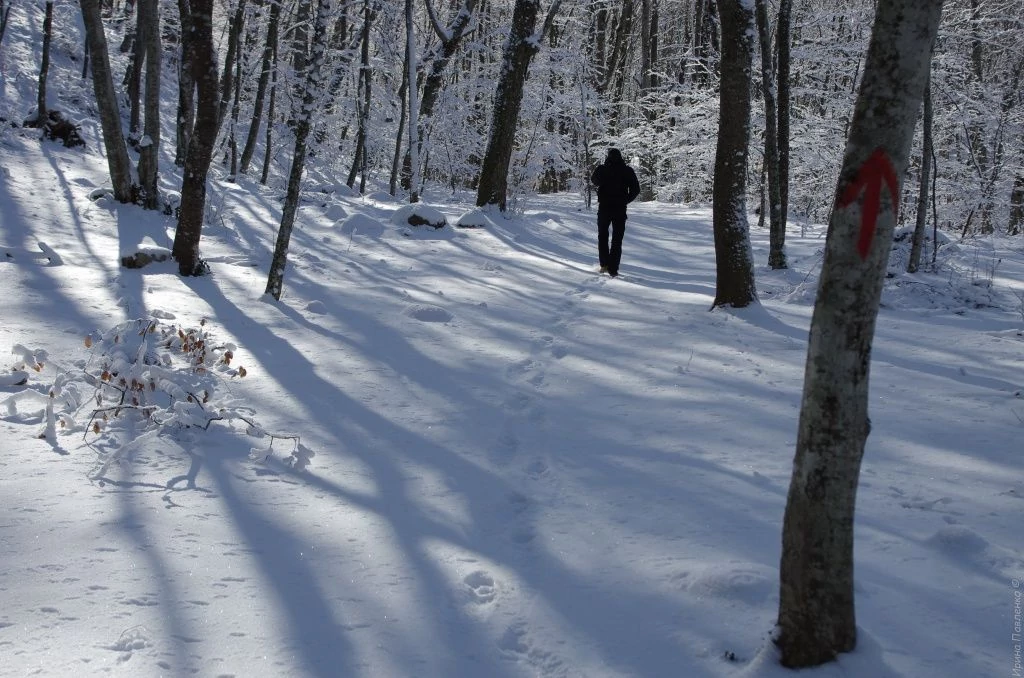 Черемисовские водопады, красная стрелка