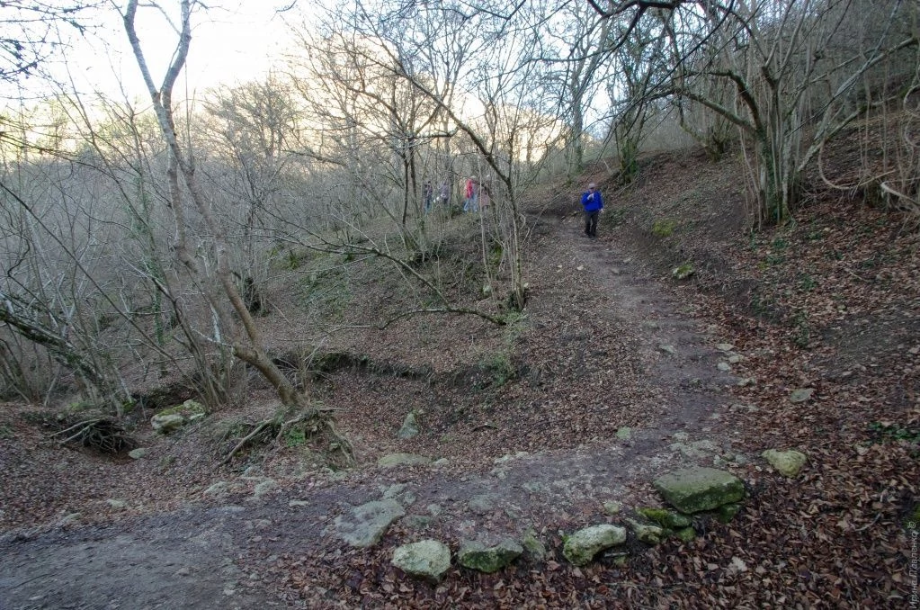 Сюйреньская крепость, тропа, ступени.jpg