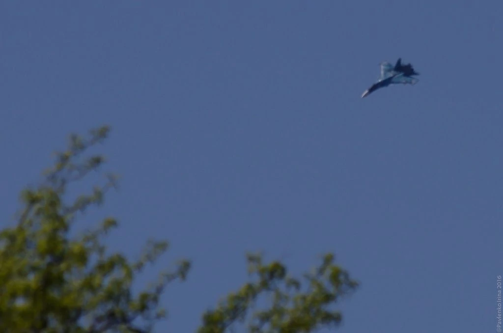Истребитель СУ-35С. Крым 