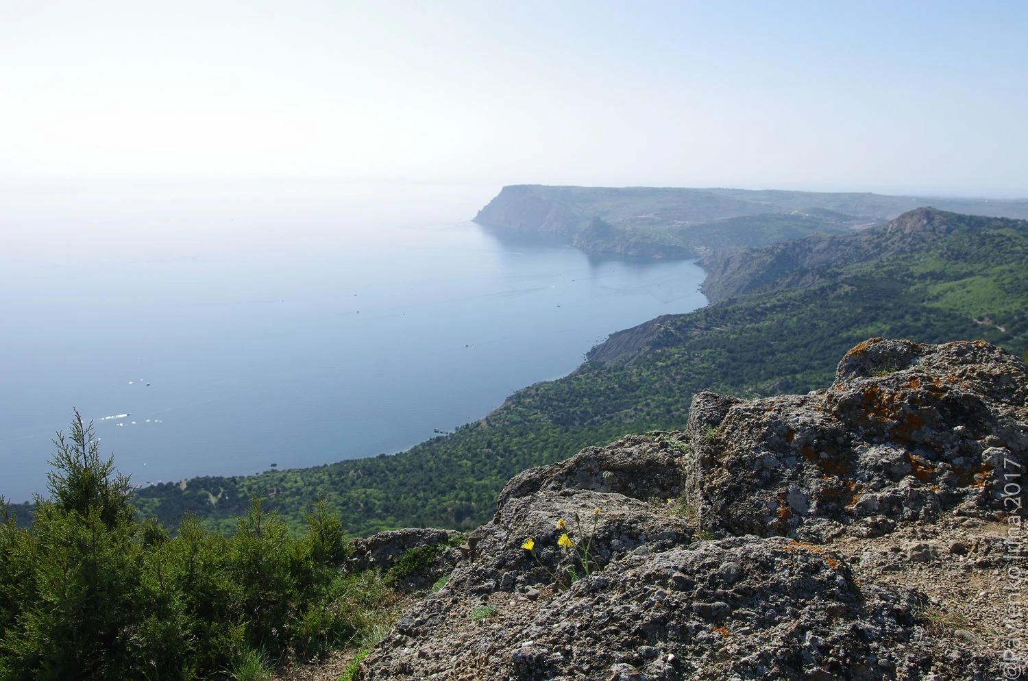 Большая Севастопольская тропа. Виды на море