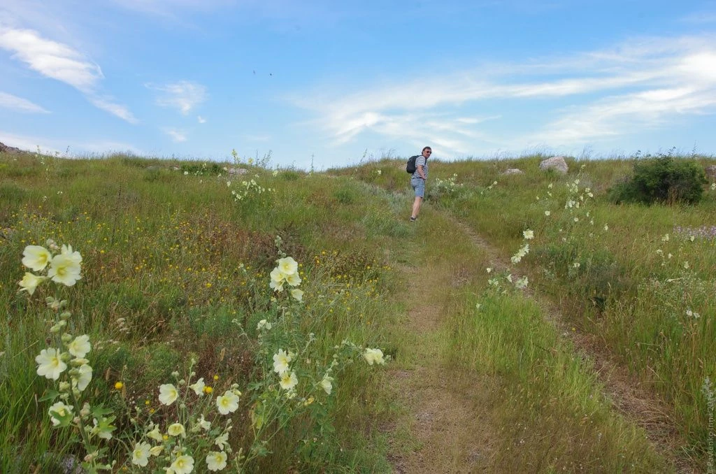 Мыс Казантип - начало маршрута Мыс Казантип - начало маршрута