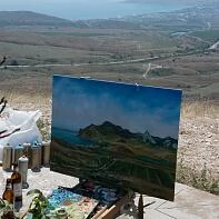 Карадаг настоящий и Карадаг маслом