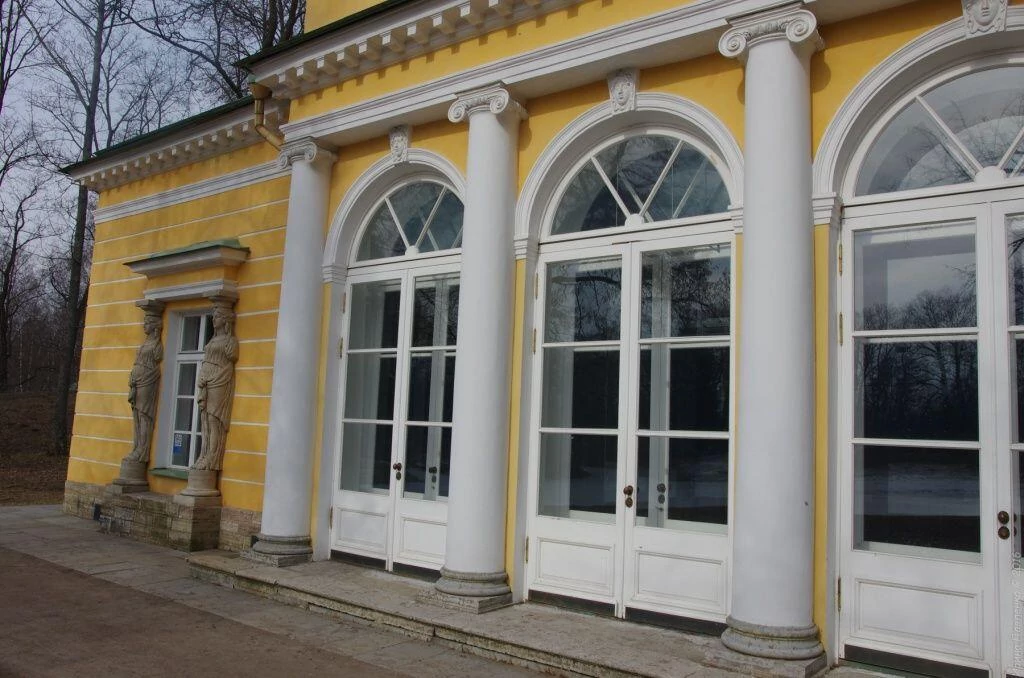 Павильон Вечерний зал. Царское село. Екатерининский парк