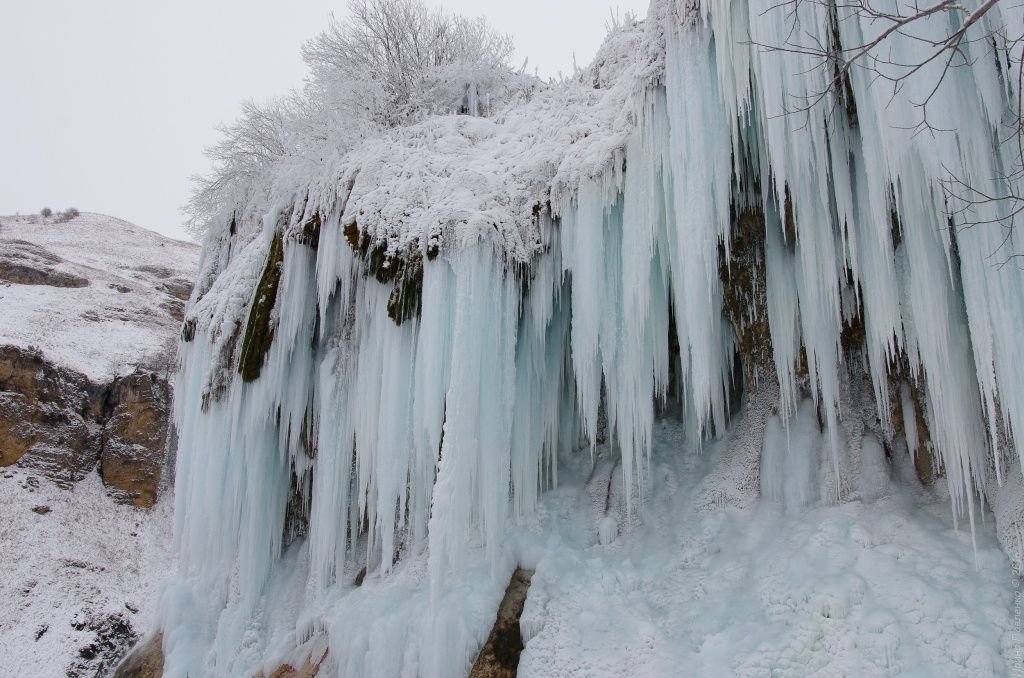 Водопад Гедмыш зимой 2016
