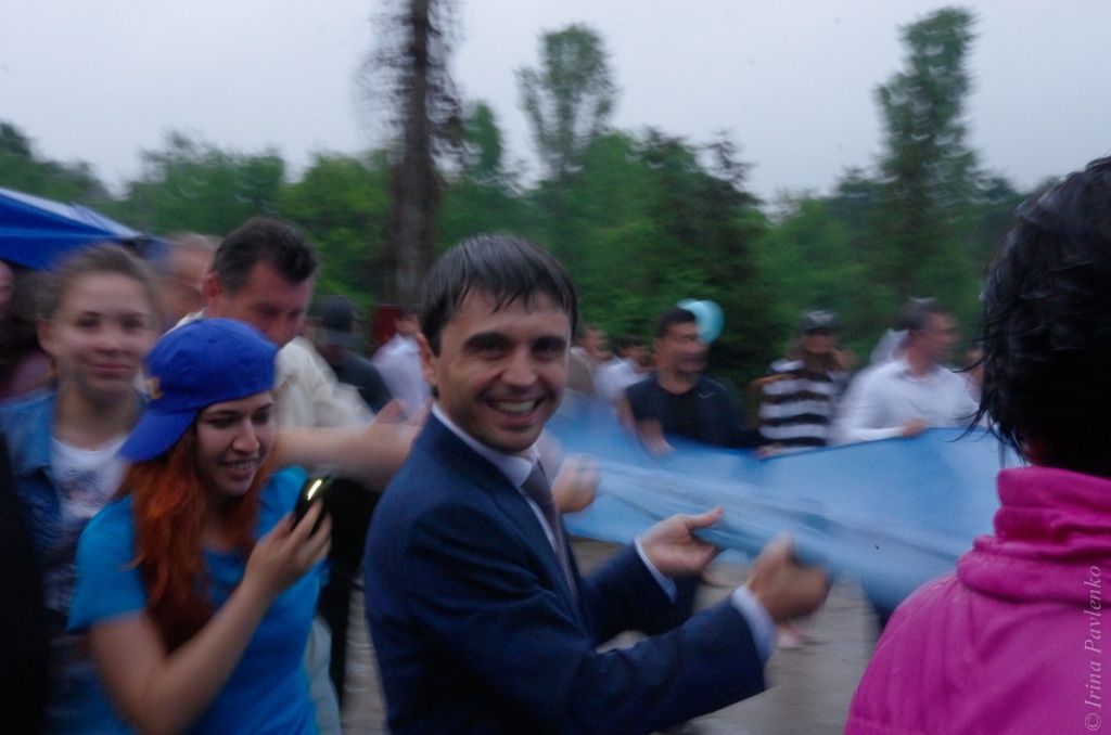 Руслан Бальбек на празднике крымско-татрского флага